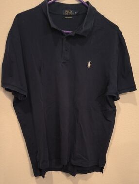 Polo by Ralph Lauren Navy Polo Pima Stretch Cotton XL